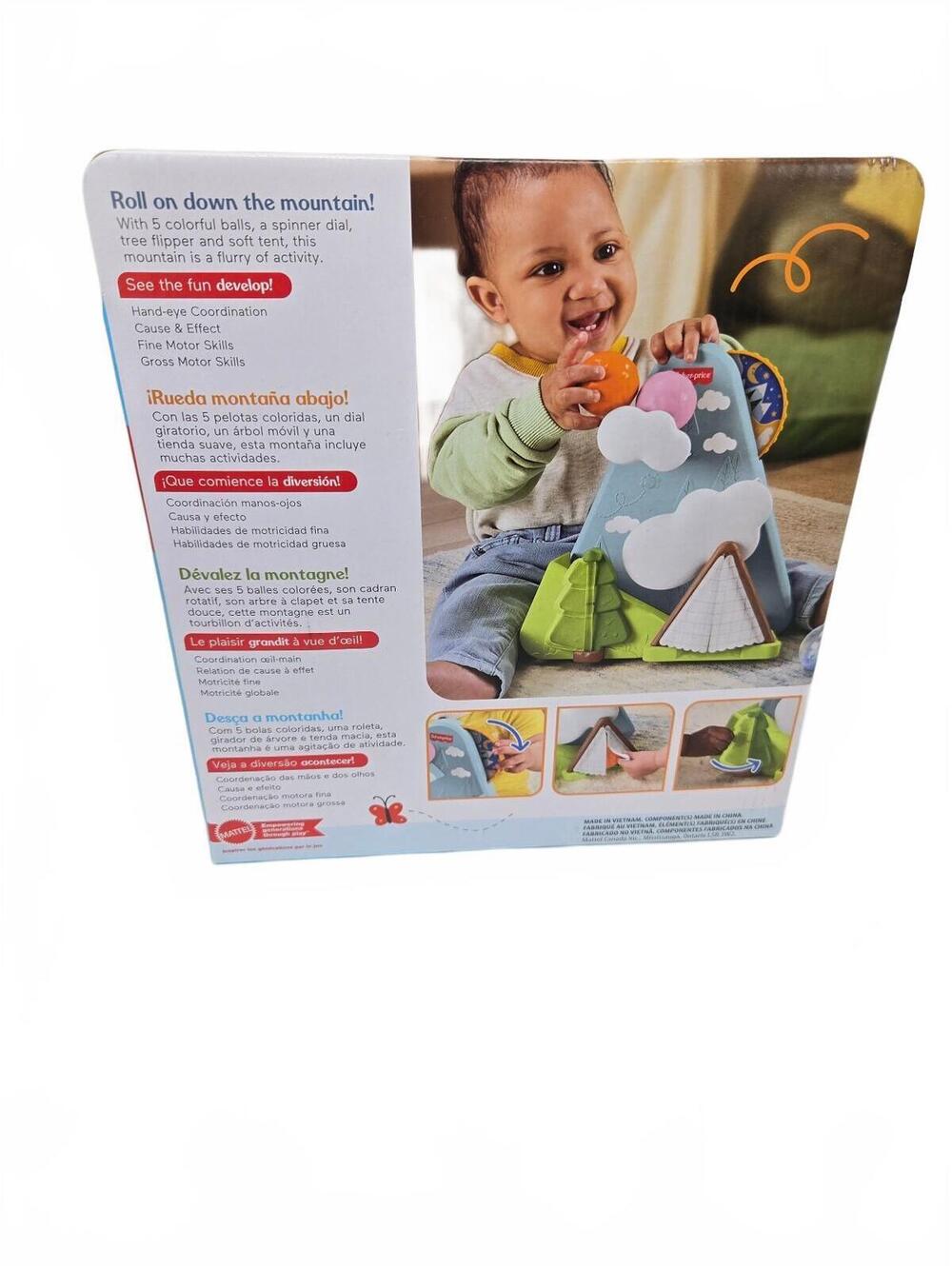 Fisher-Price Roll & Rattle Cloud Toy - Picture 3 of 4